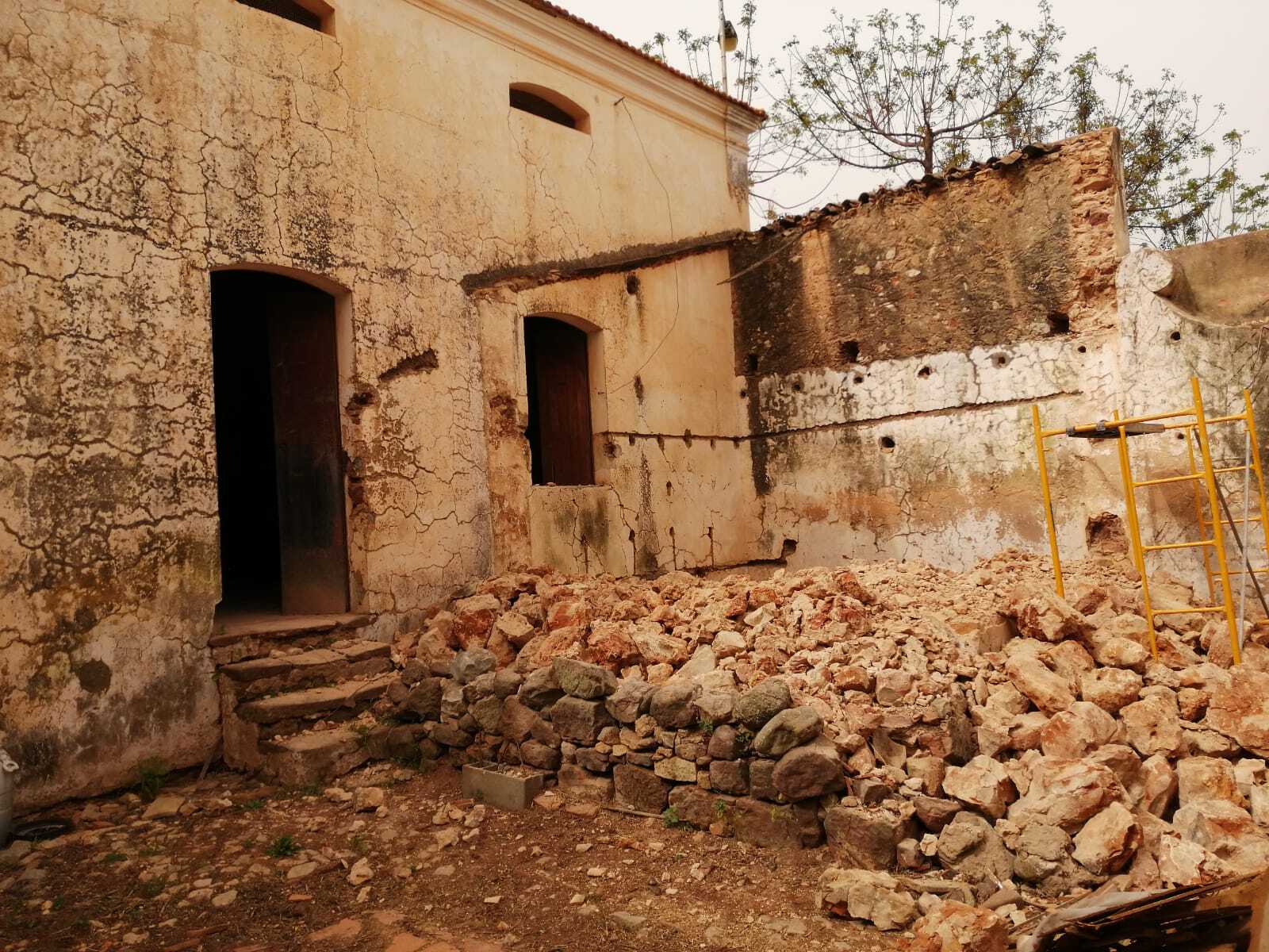 Casa Cortica - The renovation in August 2021
